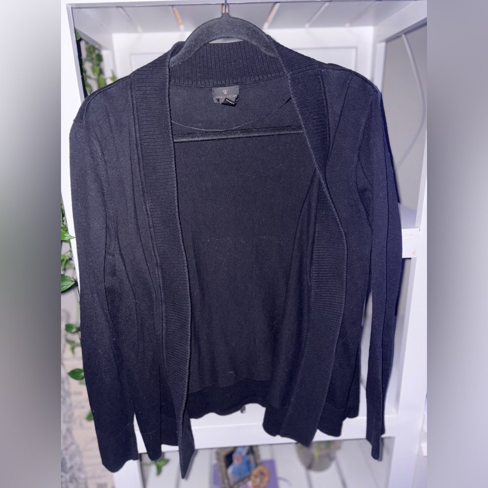 Worthington Women's Classic Black Cardigan